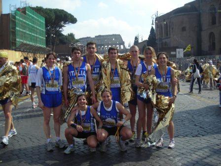 Pentatleti partecipanti alla Maratona di Roma