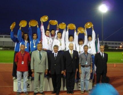 Podio a squadre mondiale juniores 2007